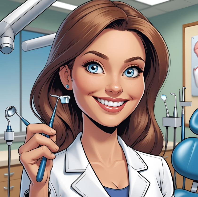 María dentista de la clínica dental en Huelva